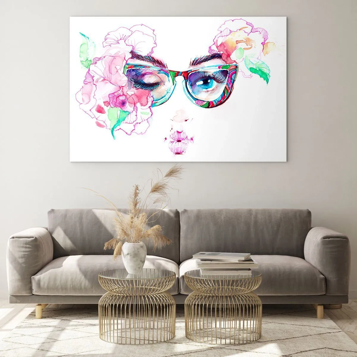 Tablou pe sticlă - O promisiune ispititoare - 100x70 cm