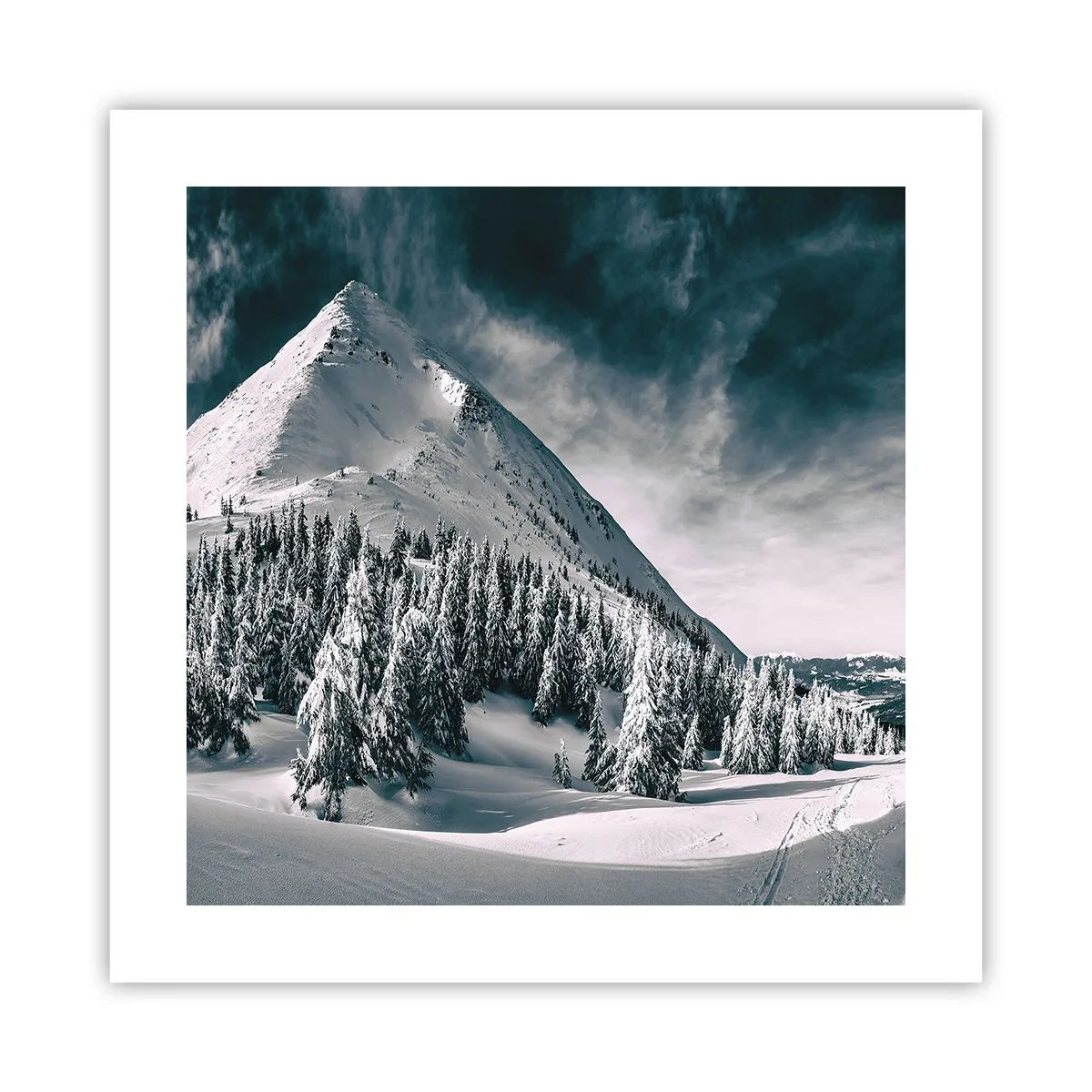 Poster - Țara zăpezii și a gheții - 40x40 cm