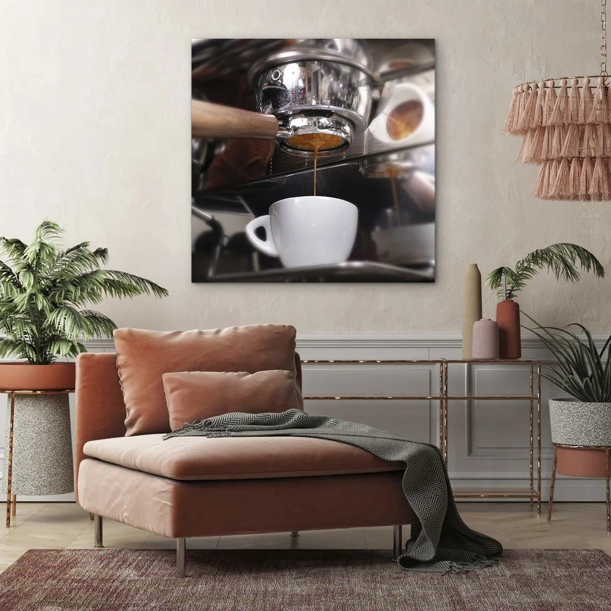 Tablou pe pânză - Cel mai bun moment al zilei - 50x50 cm