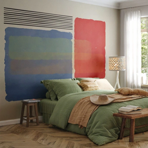 Tapet Autoadeziv Deluxe Sticker - Spiritul și litera geometriei - Abstracția, Bucată, Artă Modernă. - 450x315 cm