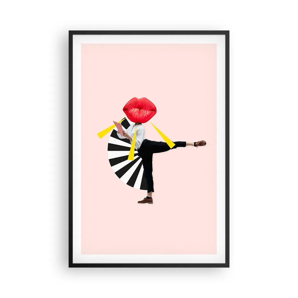 Poster în ramă neagră - Artă pop suprarealistă - 61x91 cm