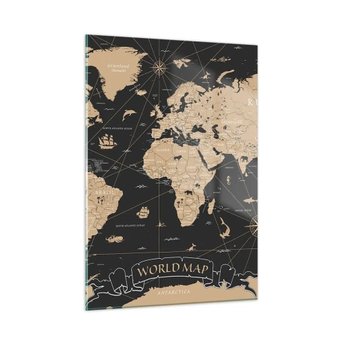 Tablou pe sticlă - Limitele lumii mele - 50x70 cm