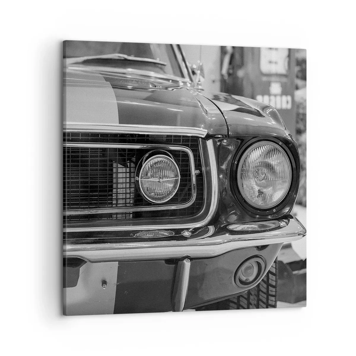 Tablou pe pânză - Condus dur - 50x50 cm