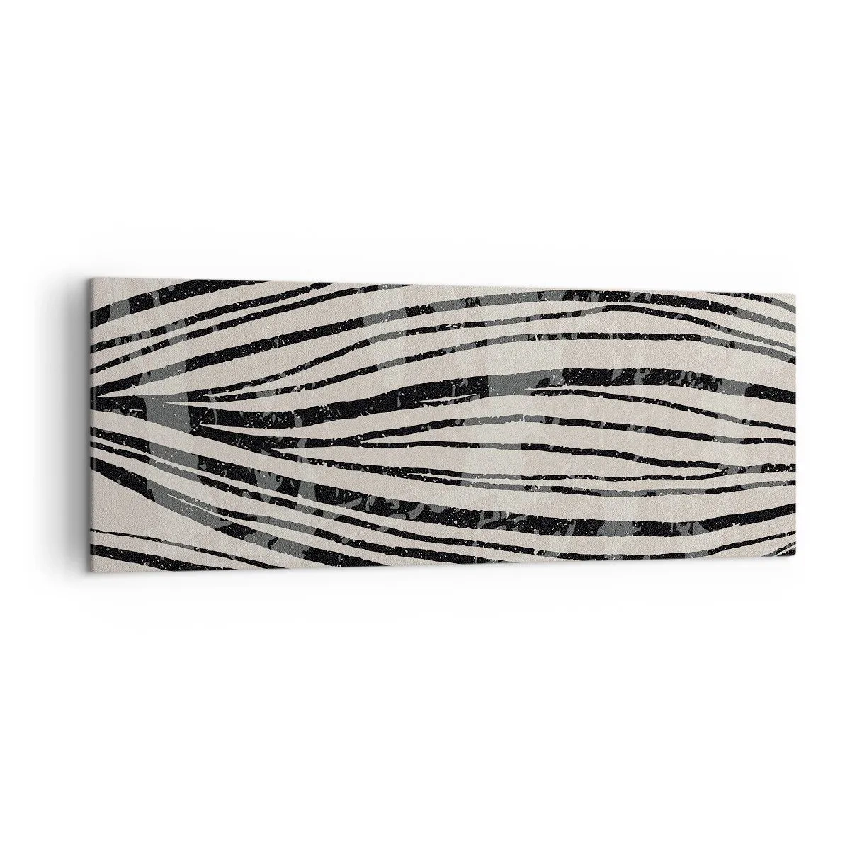 Tablou pe pânză - Deversare de linii - 140x50 cm