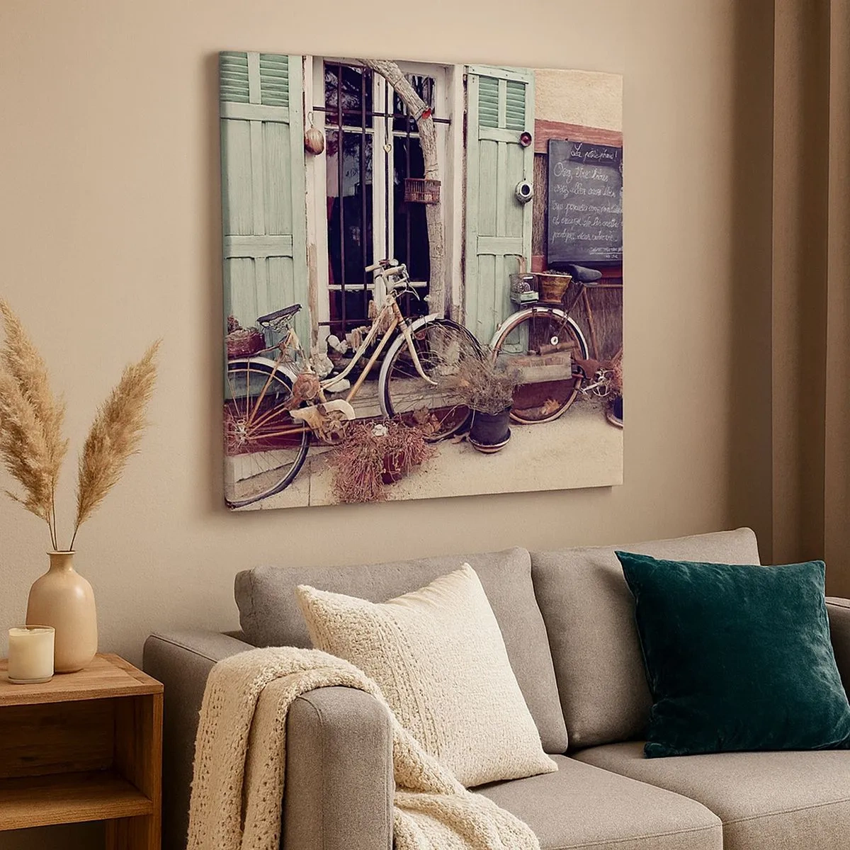 Tablou pe pânză - Trăiască provincia! - 30x30 cm