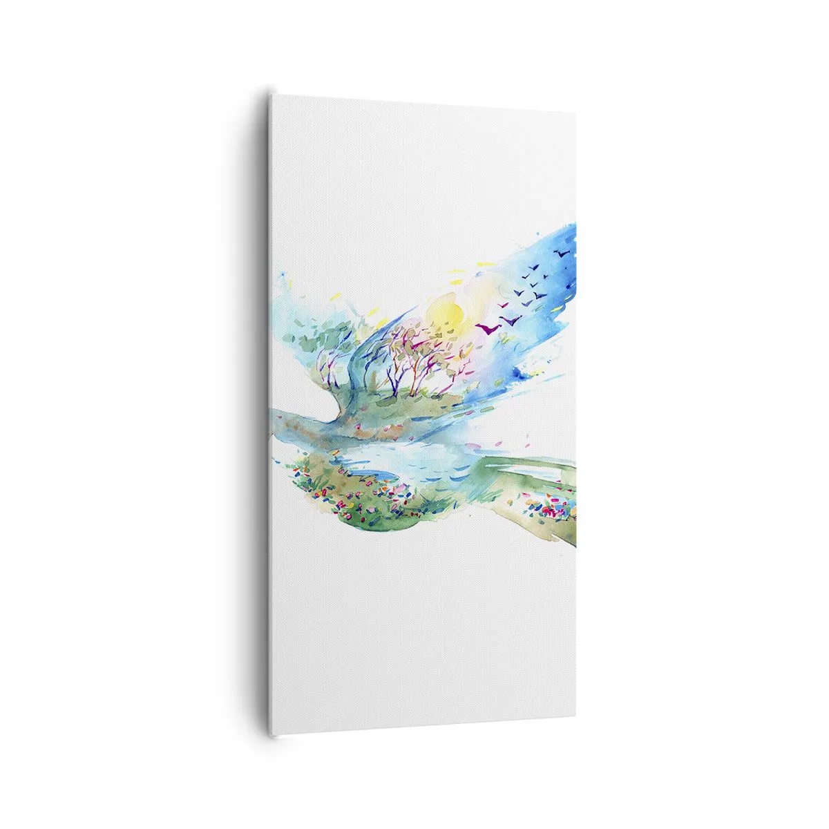 Tablou pe pânză - Pe aripile naturii - 65x120 cm