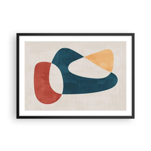 Poster în ramă neagră - Influențe și metamorfoze - 70x50 cm