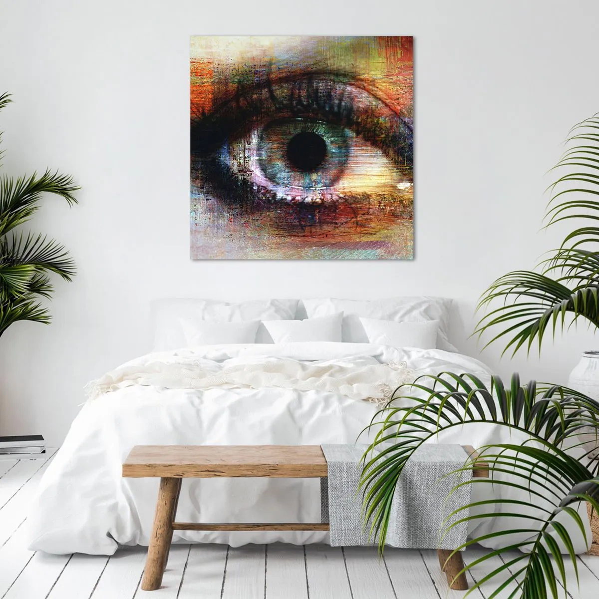 Tablou pe pânză - Poți privi în suflet - 70x70 cm