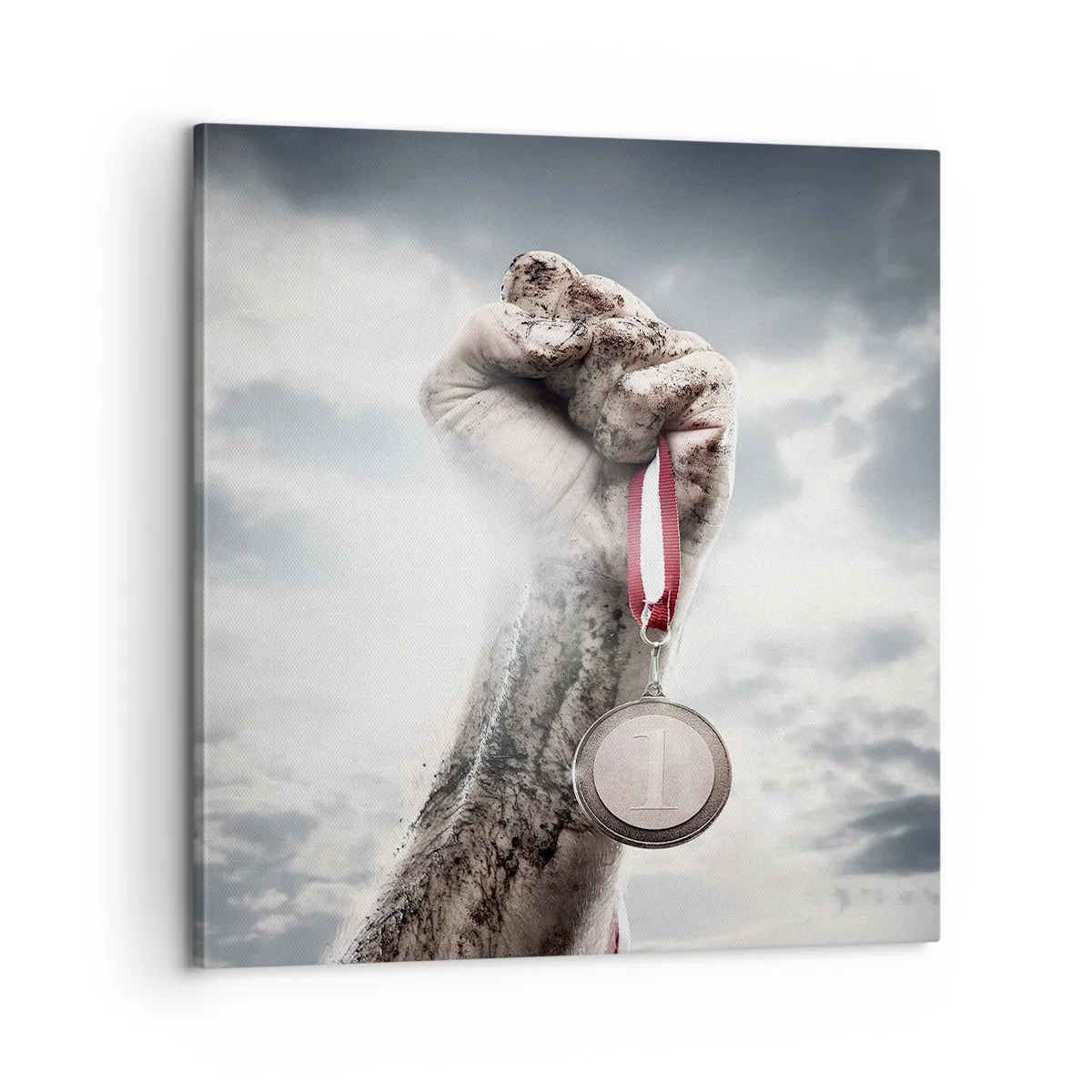 Tablou pe pânză - Per aspera ad astra - 60x60 cm