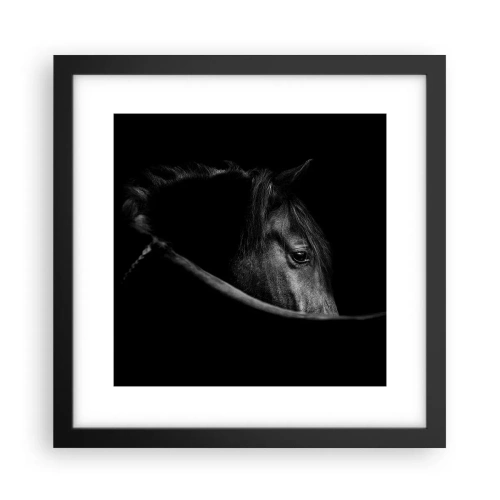 Poster în ramă neagră - Prințul negru - 30x30 cm
