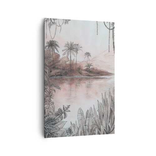 Tablou pe pânză - Jurnalul unui explorator din secolul al XIX-lea - 80x120 cm