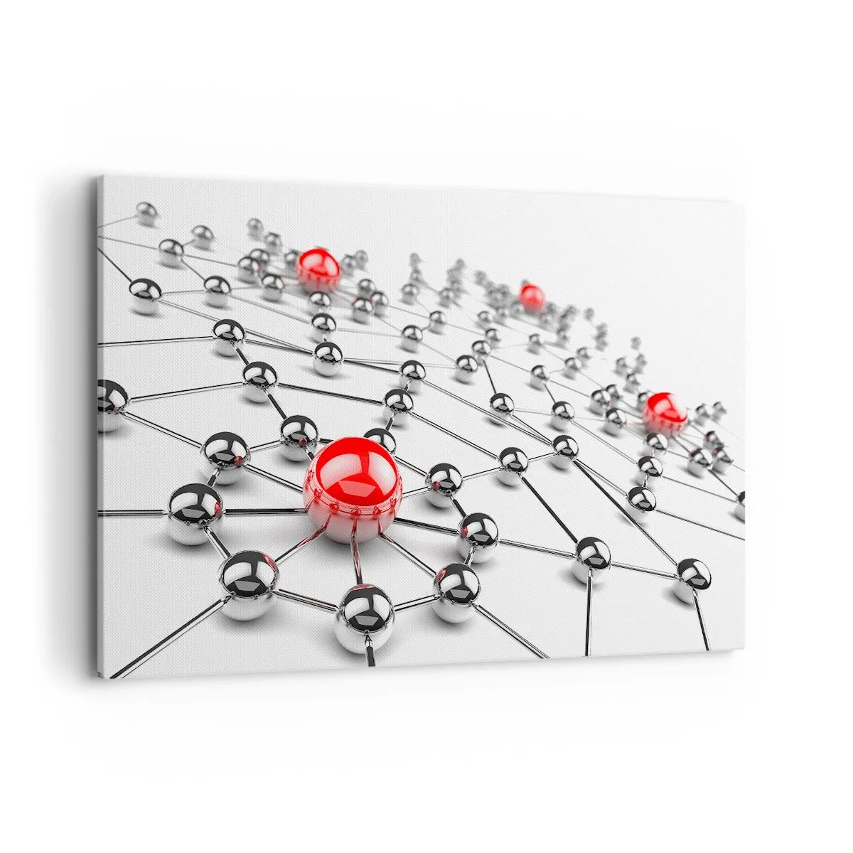 Tablou pe pânză - Plasă de argint - 120x80 cm