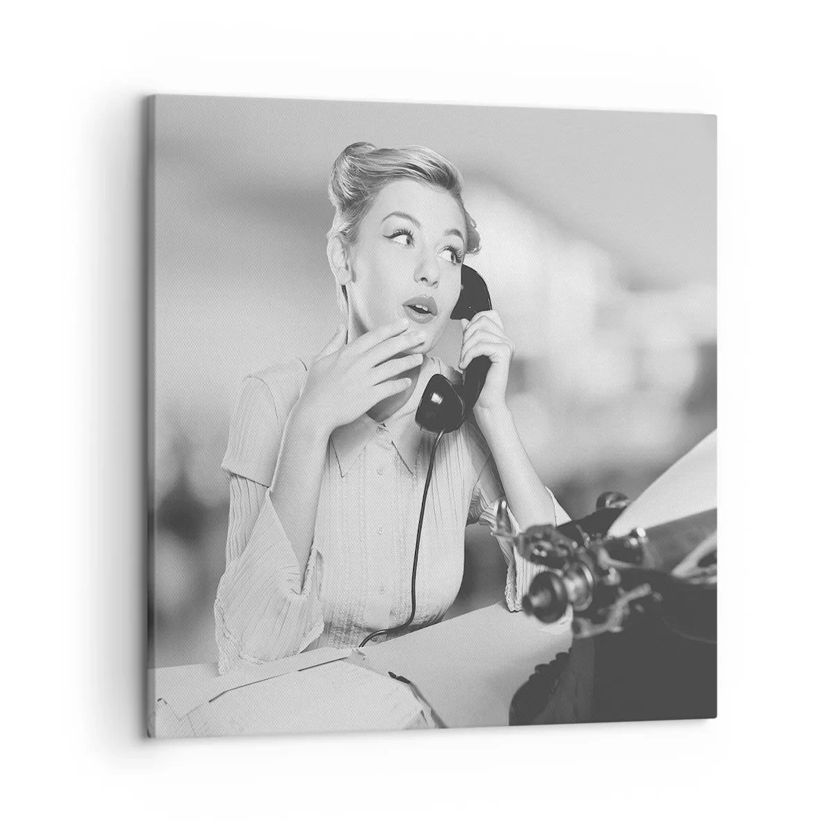 Tablou pe pânză - Bună ziua, suntem în anii '50. - 50x50 cm