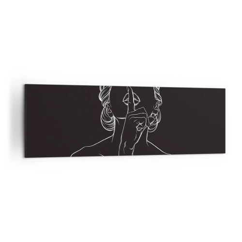 Tablou pe pânză - Frumusețea înflorește în tăcere - 160x50 cm