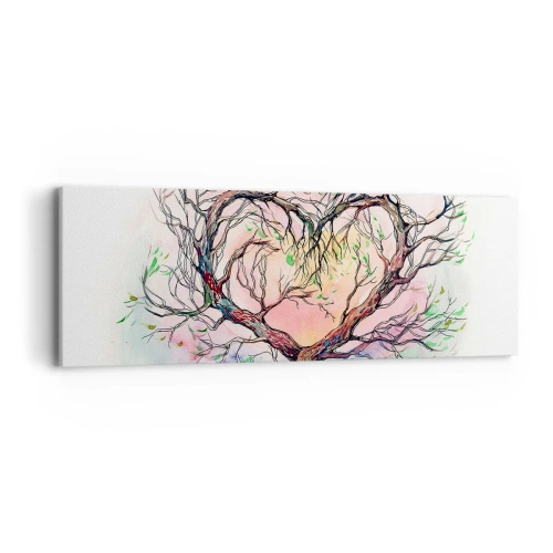 Tablou pe pânză - Împreună împotriva vijeliei - 90x30 cm