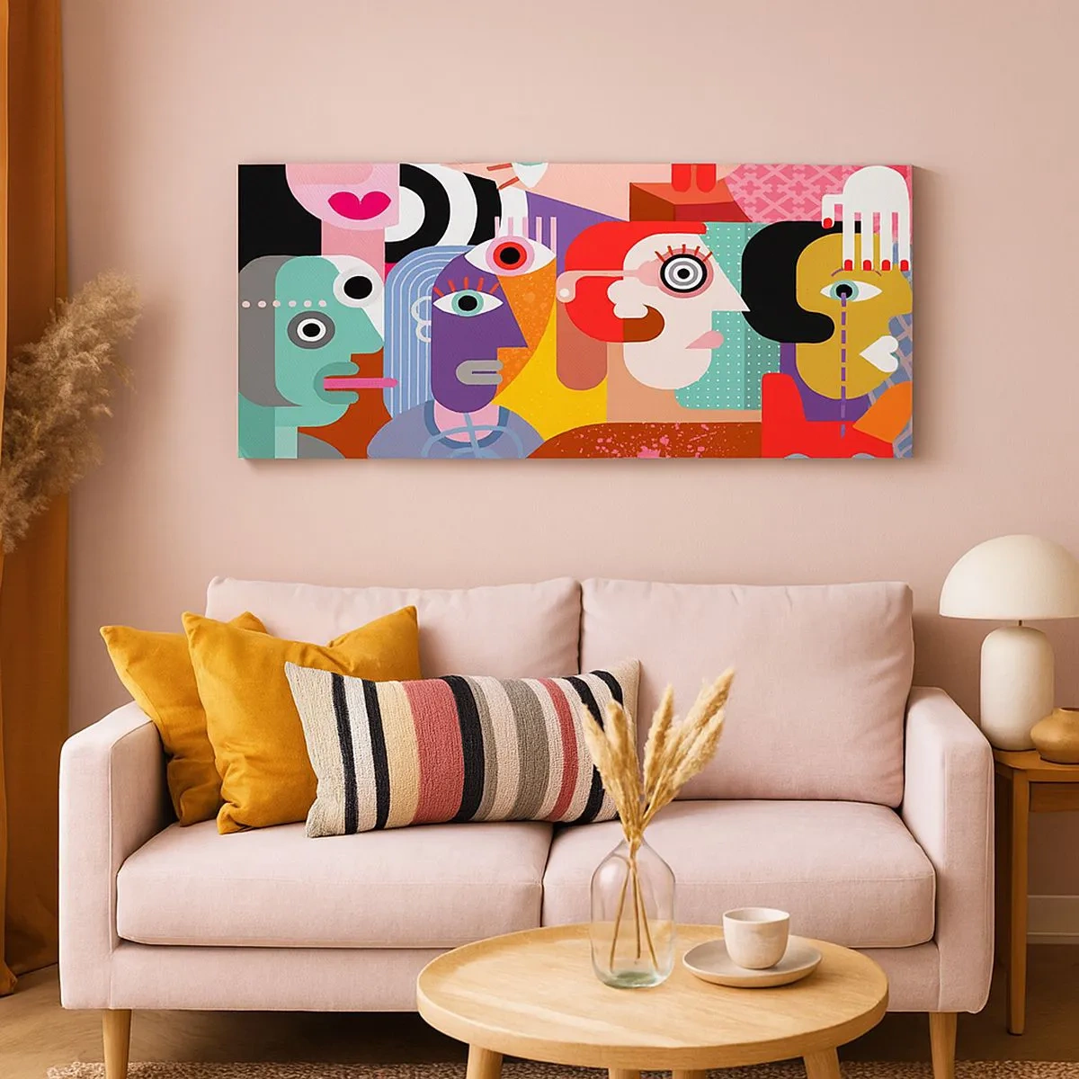 Tablou pe pânză - Am venit de la domnul Picasso - 100x40 cm