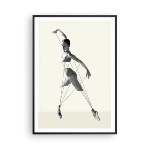 Poster în ramă neagră - Într-un teatru de lumină - 70x100 cm