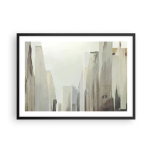 Poster în ramă neagră - Vis urban - 70x50 cm