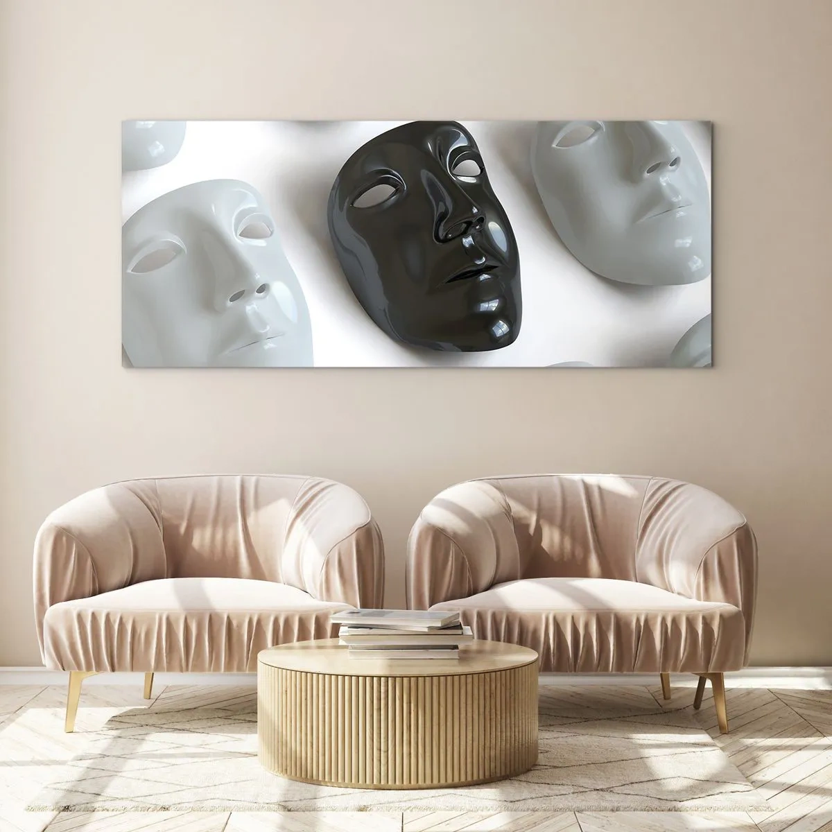 Tablou pe sticlă - Cum să ieșiți în evidență? - 90x30 cm