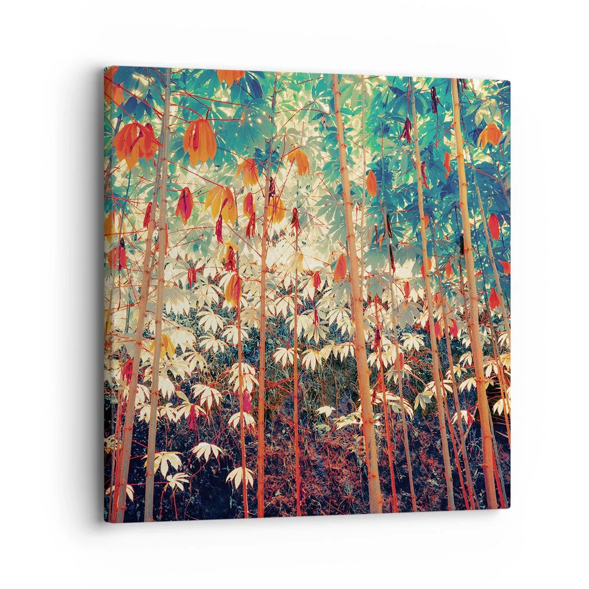 Tablou pe pânză - Viața secretă a frunzelor - 30x30 cm