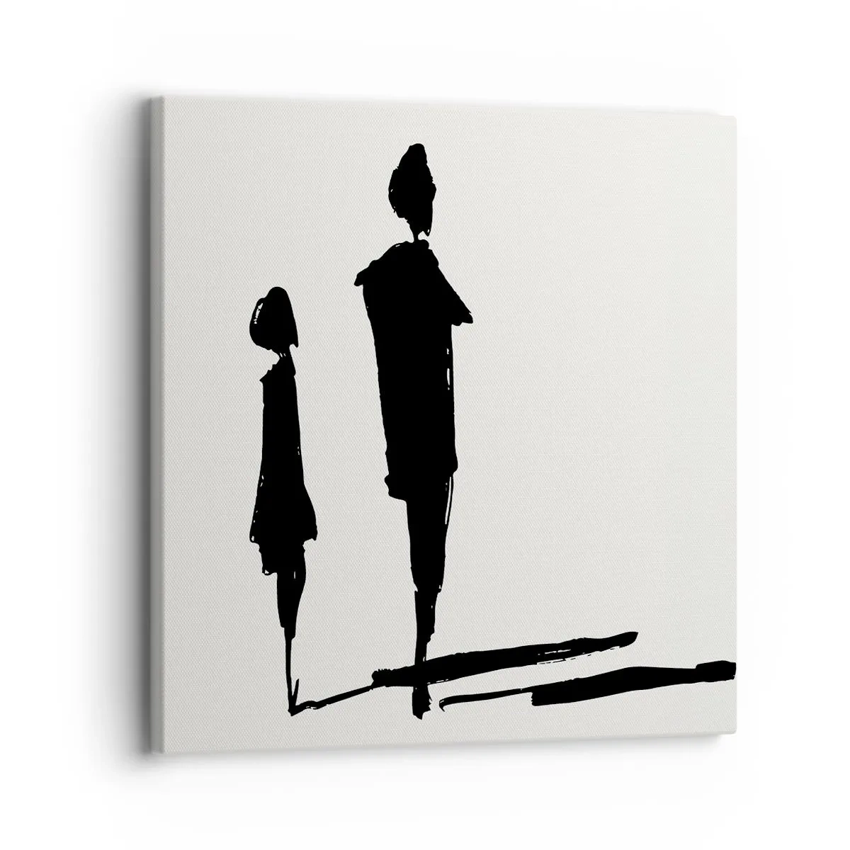 Tablou pe pânză - Cu siguranță împreună? - 30x30 cm