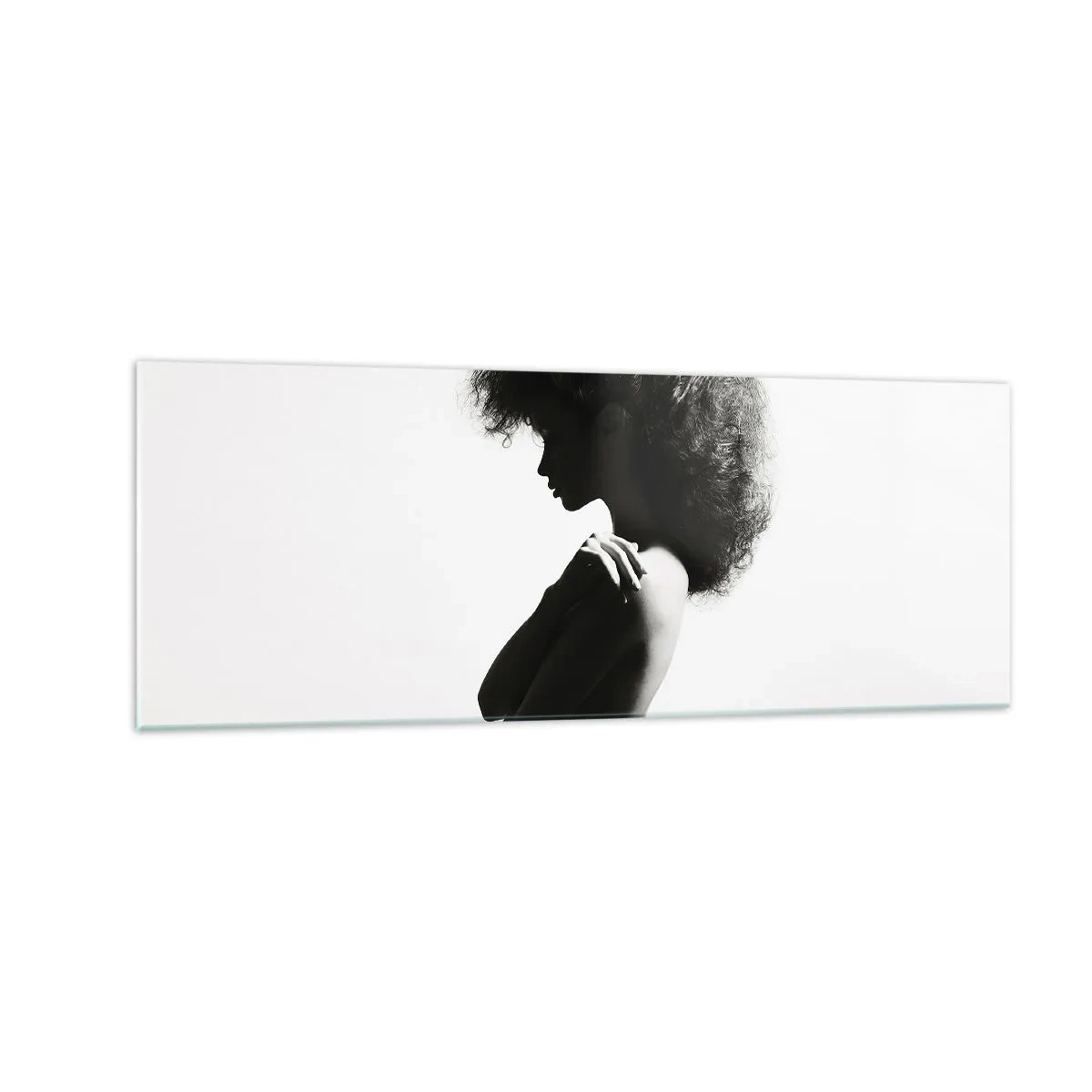 Tablou pe sticlă - Ca o floare pe o tulpină subțire - 140x50 cm