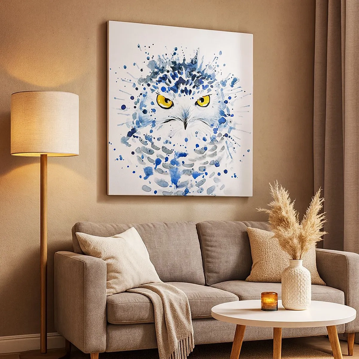 Tablou pe pânză - Direct în ochi - 30x30 cm