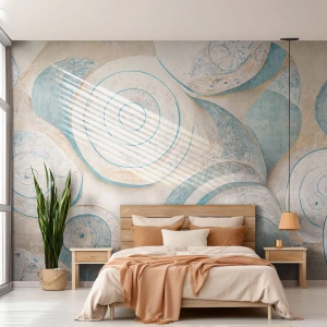 Fototapetă personalizată Standard Eco - Ce ascunde cochilia? - Minimalism, Scoici, Luminos