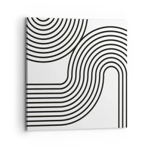 Tablou pe pânză - Pe o curbă - 70x70 cm