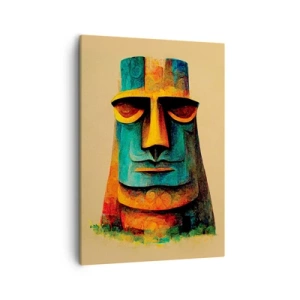 Tablou pe pânză - Statuie, dar simpatică - 50x70 cm