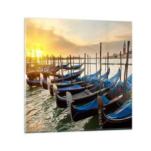 Tablou pe sticlă - Înainte de a începe agitația - 40x40 cm