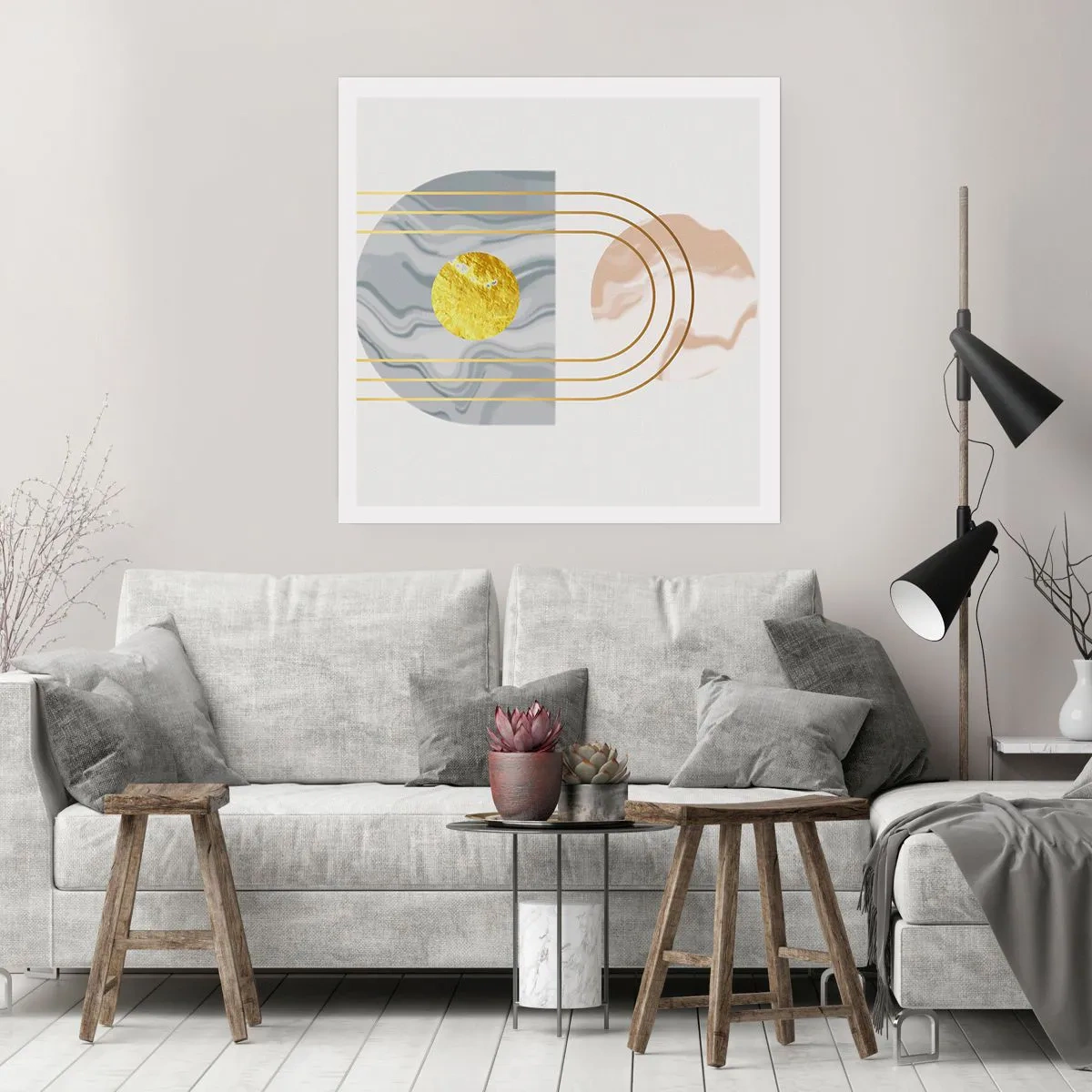 Poster - Lumină și strălucire - 60x60 cm