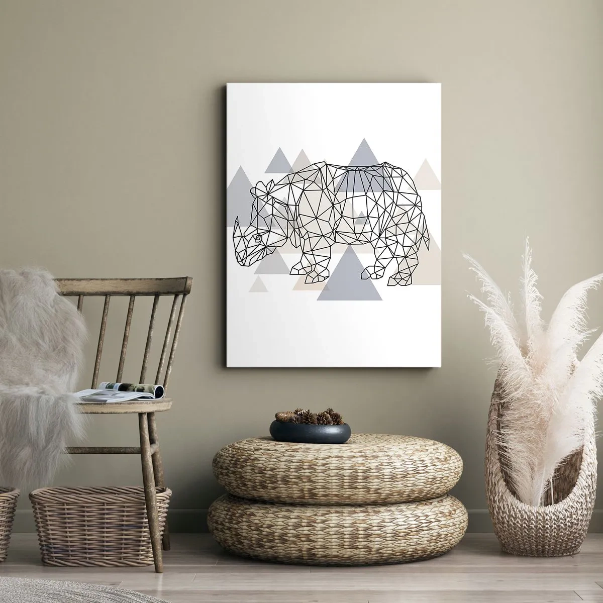 Tablou pe pânză - Structura forței - 80x120 cm