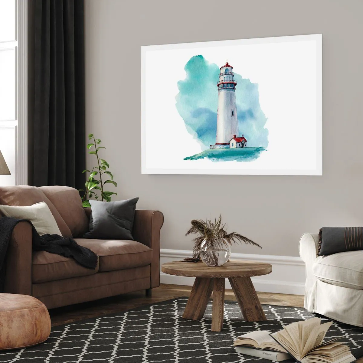 Poster - Sora blândă a albastrului - 40x30 cm