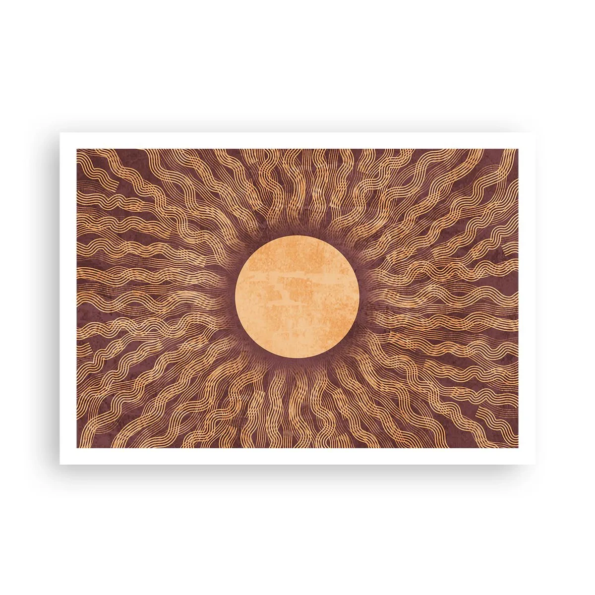 Poster - Icoana soarelui - 100x70 cm