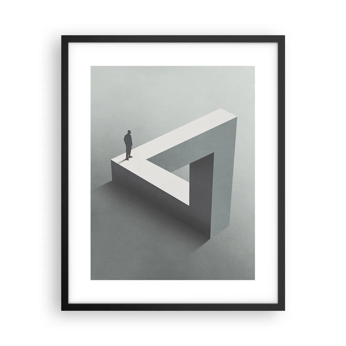 Poster în ramă neagră - Și totuși este posibil - 40x50 cm