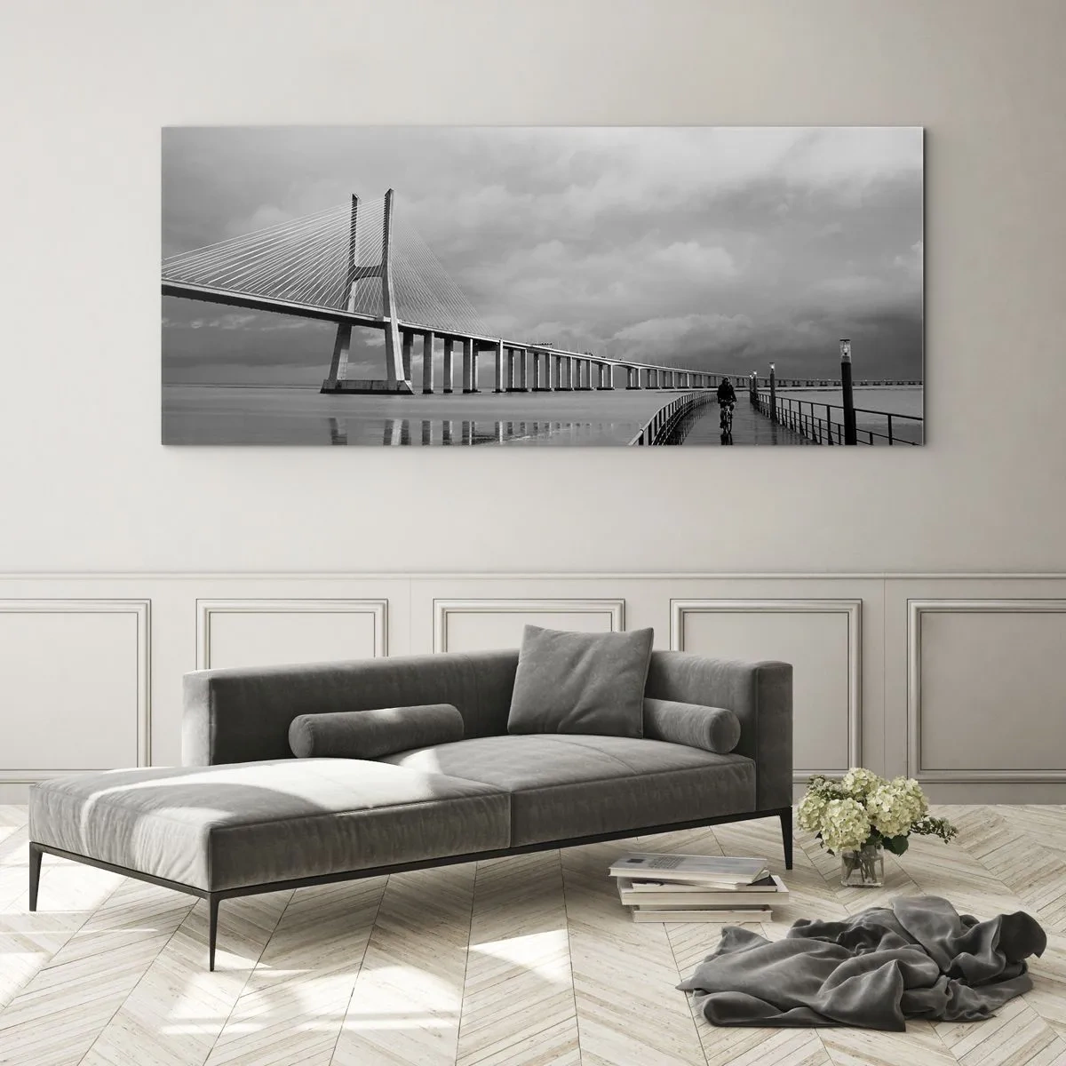 Tablou pe sticlă - Pentru fiecare ceva - 90x30 cm