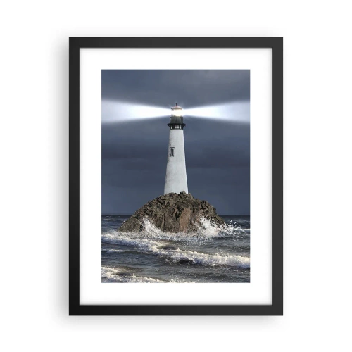 Poster în ramă neagră - Aici... aici...! - 30x40 cm