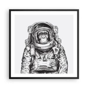 Poster în ramă neagră - Evoluție alternativă - 60x60 cm