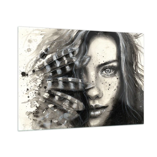 Tablou pe sticlă - Frumusețe sălbatică - 100x70 cm