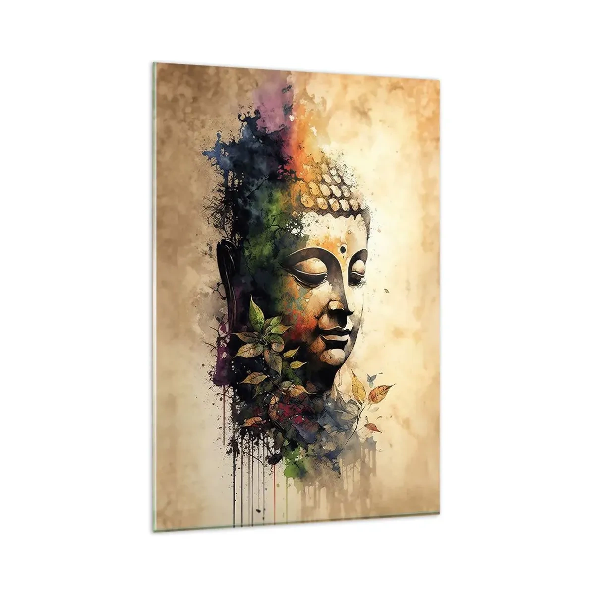 Tablou pe sticlă - Namaste! - 80x120 cm