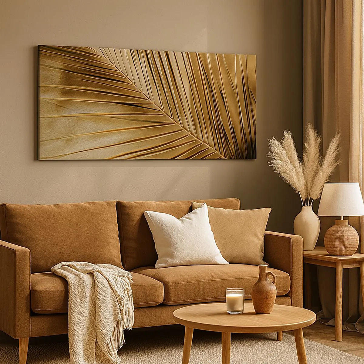 Tablou pe pânză - Colonadă naturală - 100x40 cm