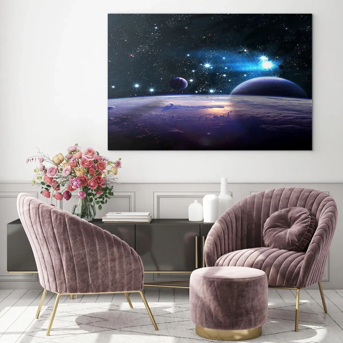 Tablou pe sticlă - Tot singuri? - 120x80 cm