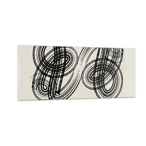 Tablou pe sticlă - A apărut spontan - 100x40 cm