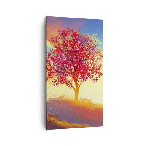 Tablou pe pânză - Pelerin la destinație - 45x80 cm