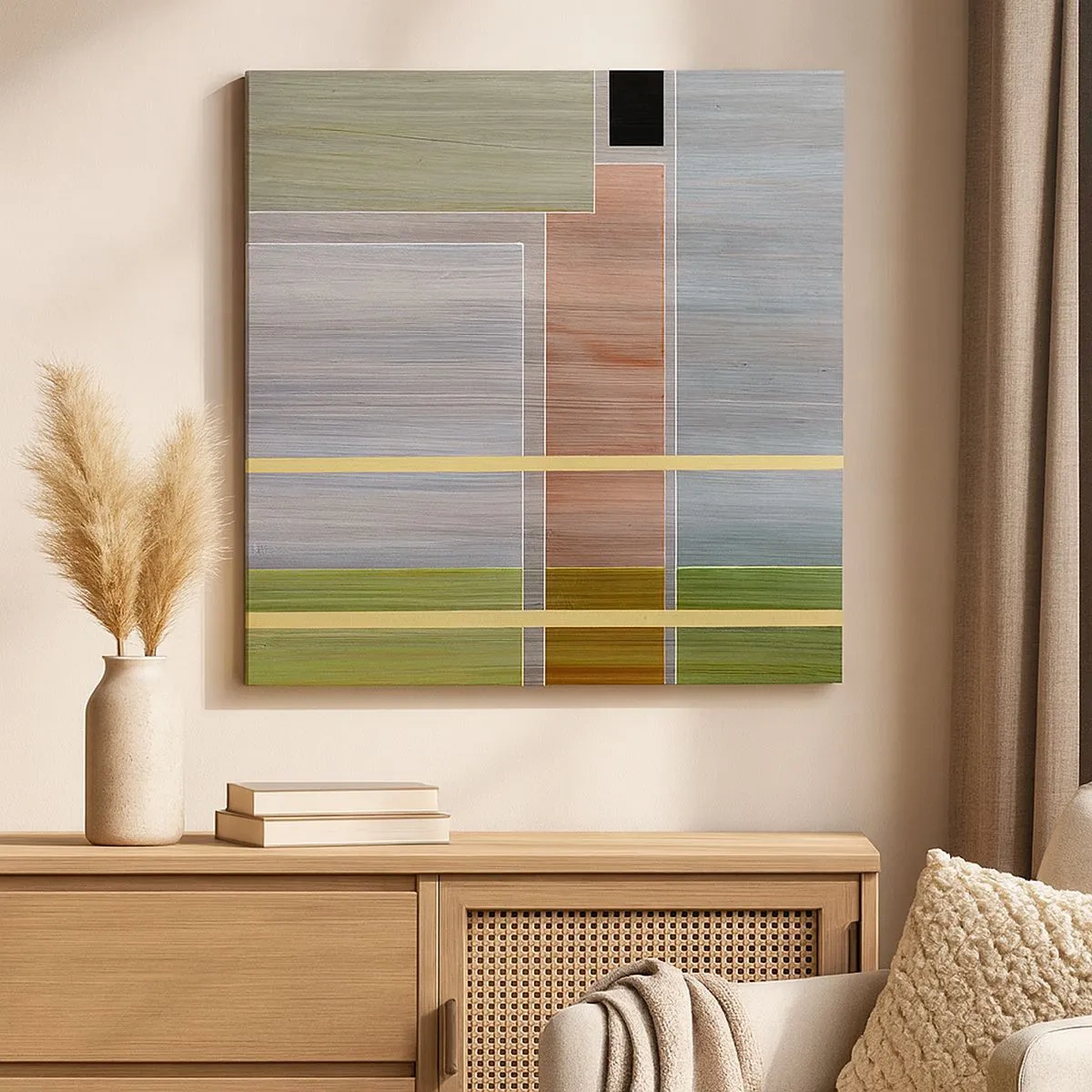 Tablou pe pânză - Drept și liniștit - 30x30 cm