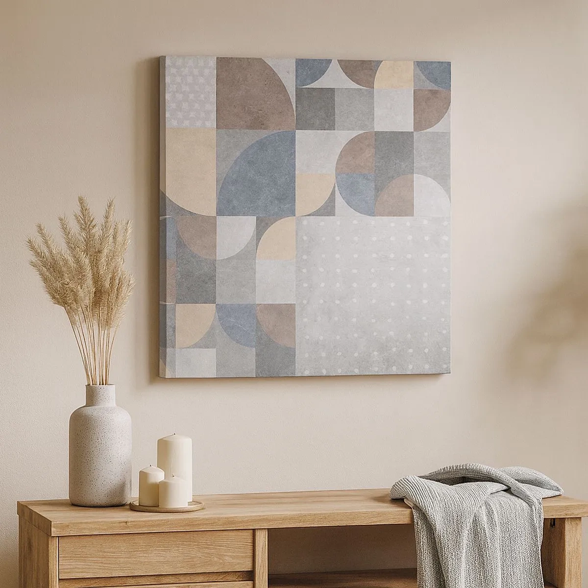 Tablou pe pânză - Fantezie ceramică - 30x30 cm