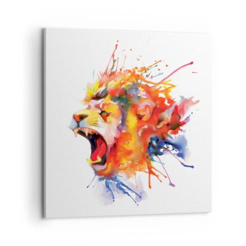 Tablou pe pânză - Explodează de furie  - 50x50 cm