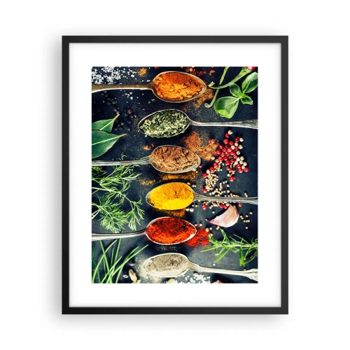 Poster în ramă neagră - Magie culinară - 40x50 cm