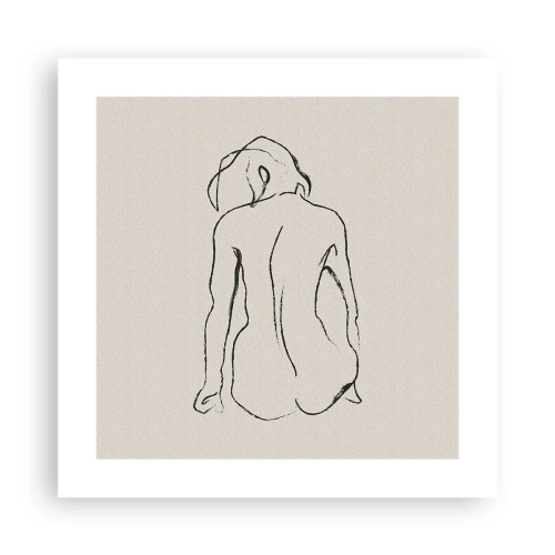 Poster - Nud de fată - 40x40 cm